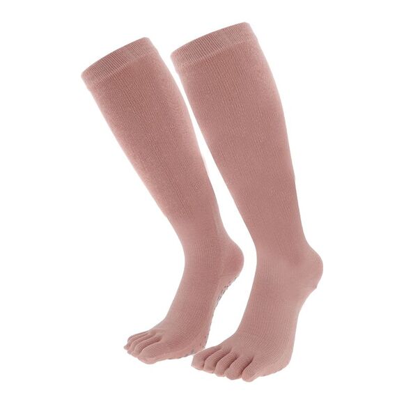 High Yoga Five Toe Socks Durable Socks Pink 1 Pair - Picture 3 of 6